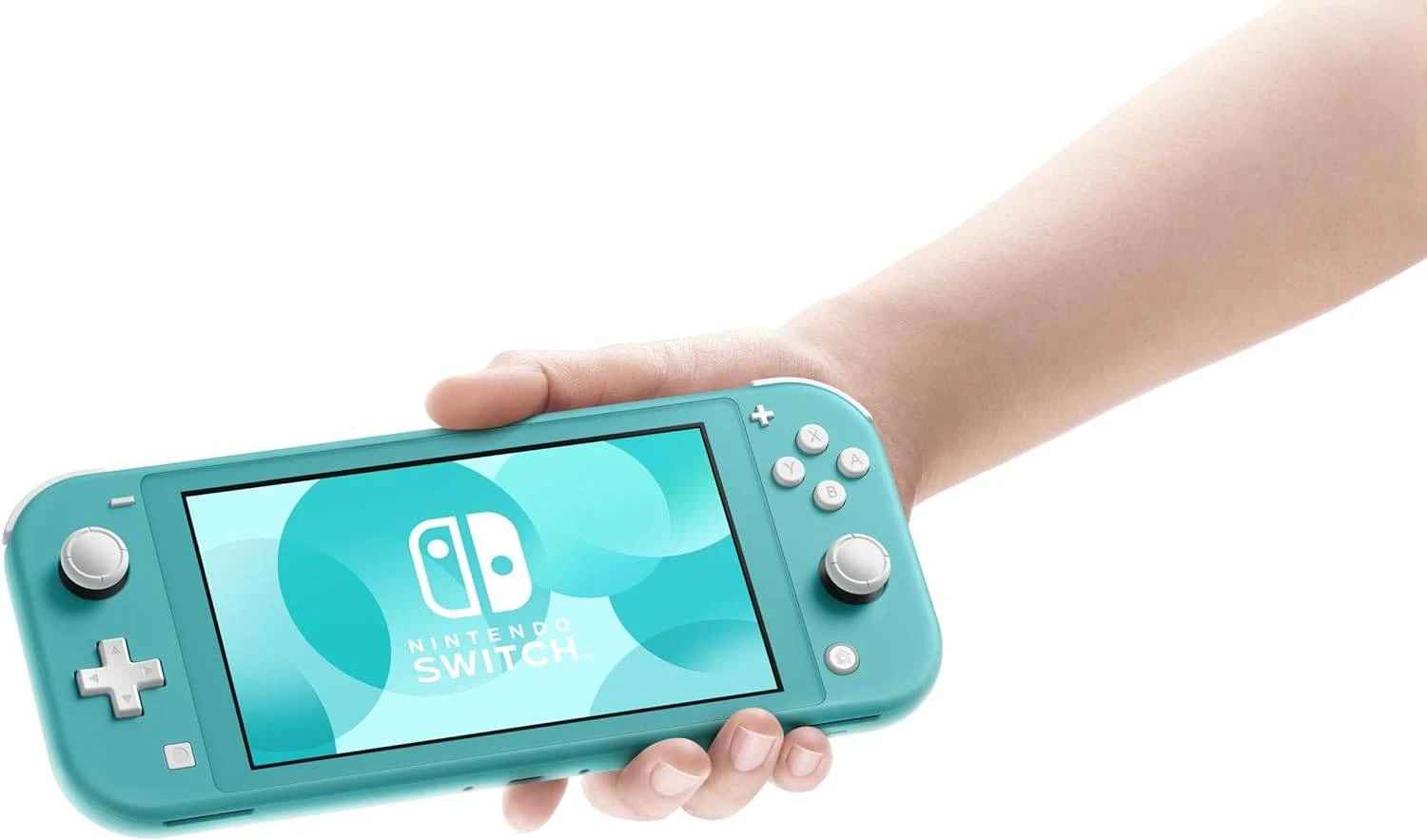 Прошитая Nintendo Switch Lite Бирюзовый +15Игр 32GB+MicroSD 64GB — Ракурс 4 Прошитая Nintendo Switch Lite Бирюзовый +15Игр 32GB+MicroSD 64GB — Фото 4 в Gameshop24