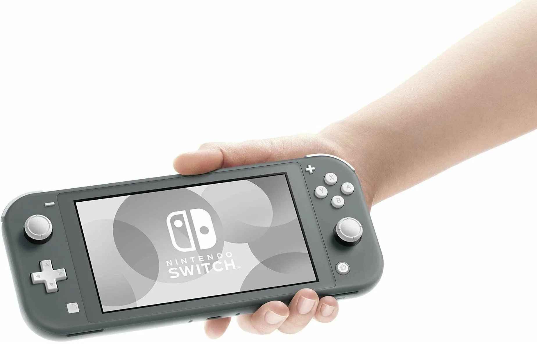 Прошитая Nintendo Switch Lite Серый +50Игр 32GB+MicroSD 256GB — Ракурс 5 Прошитая Nintendo Switch Lite Серый +50Игр 32GB+MicroSD 256GB — Фото 5 в Gameshop24